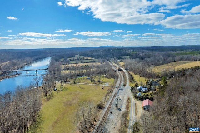3340 James River Rd, Howardsville, VA 24562 - aerial view with a water view