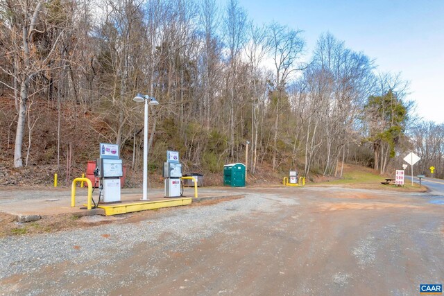 3340 James River Rd, Howardsville, VA 24562 - view of street with traffic signs