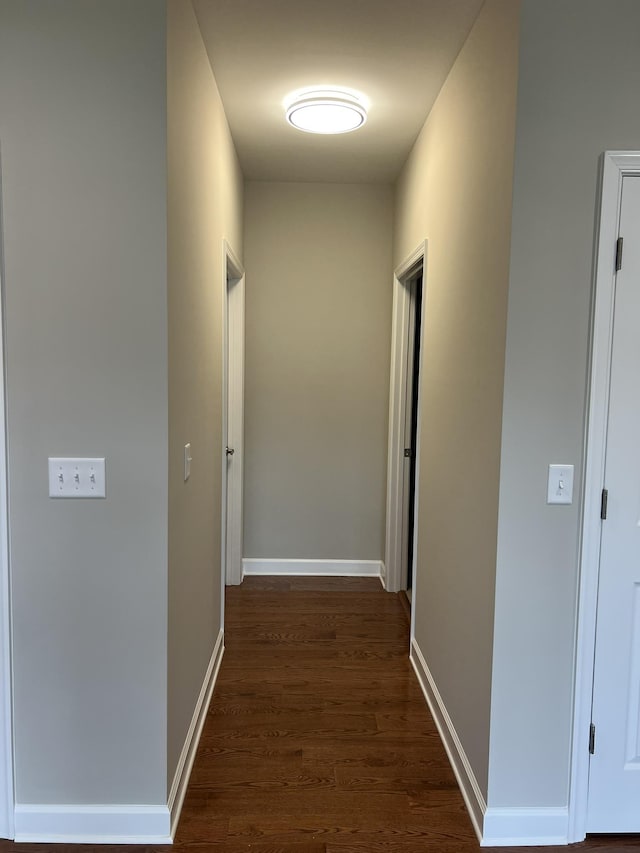 81 Meriwether Cir, Stuarts Draft, VA 24477 - hall featuring dark wood-type flooring and baseboards