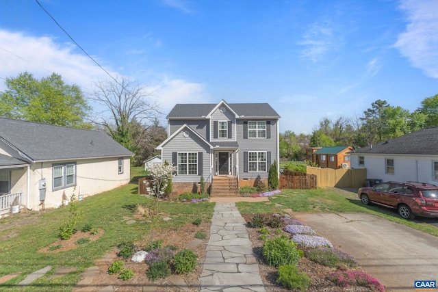 view of front of property
