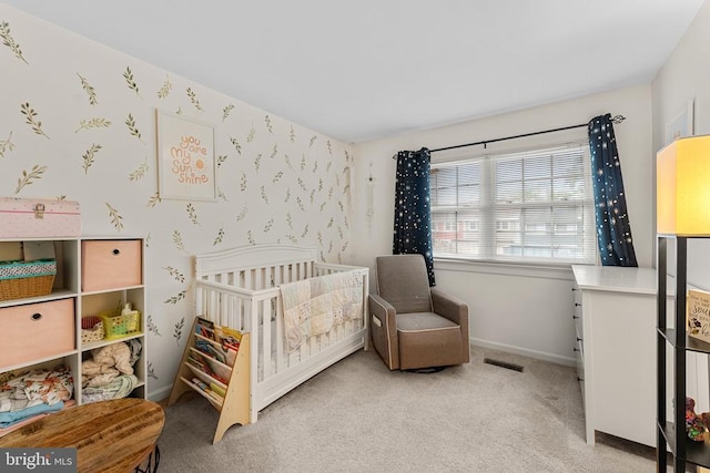 133 Woodlake Dr, Charlottesville, VA 22901 - carpeted bedroom featuring a nursery area and baseboards