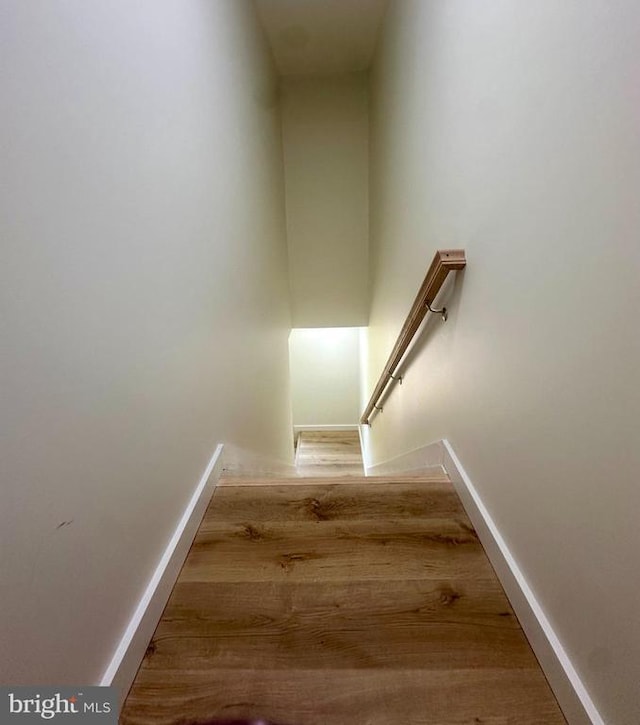 6273 Tatum Rd, Culpeper, VA 22701 - stairs featuring wood finished floors and baseboards