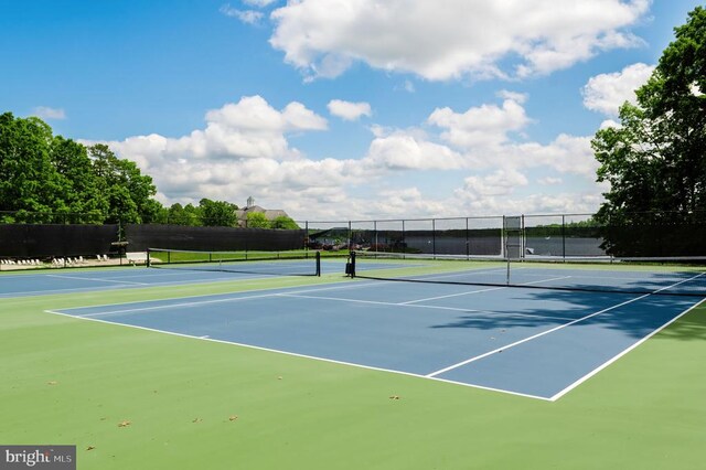 11316 Oakville Ln, Spotsylvania, VA 22551 - view of tennis court with fence and community basketball court