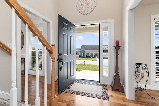 15 Devonshire Ct, Fishersville, VA 22939 - entrance foyer featuring light wood-style floors and stairs
