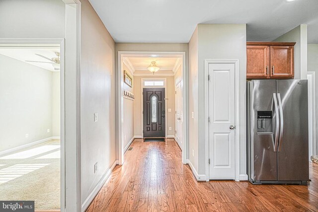 299 Sunset Loop, Mineral, VA 23117 - entryway featuring light wood-type flooring and baseboards