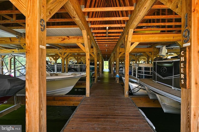 299 Sunset Loop, Mineral, VA 23117 - dock area featuring boat lift