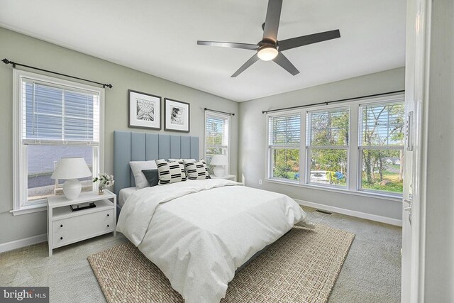 299 Sunset Loop, Mineral, VA 23117 - bedroom featuring baseboards, carpet floors, and a ceiling fan