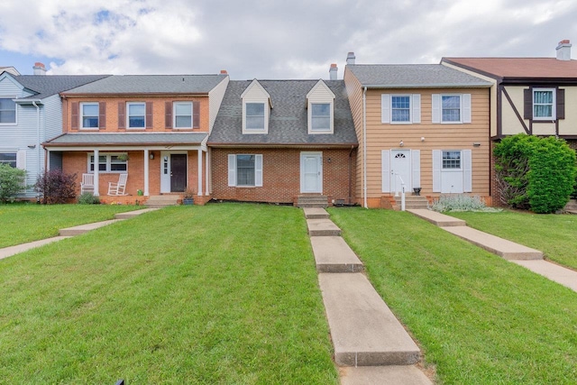 822 Meadowlark Dr, Harrisonburg, VA 22850 - view of property featuring a front yard and covered porch