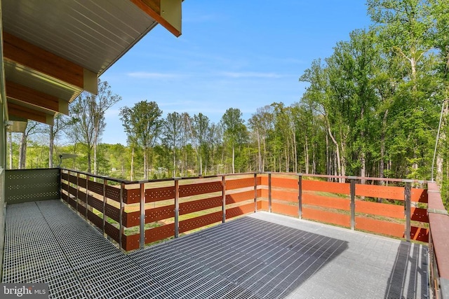  - view of wooden deck