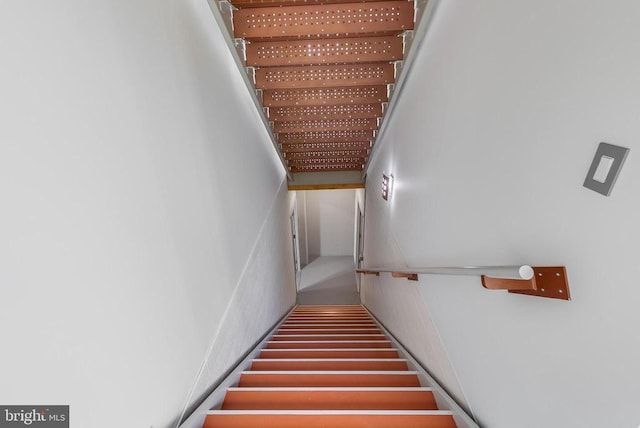 view of staircase
