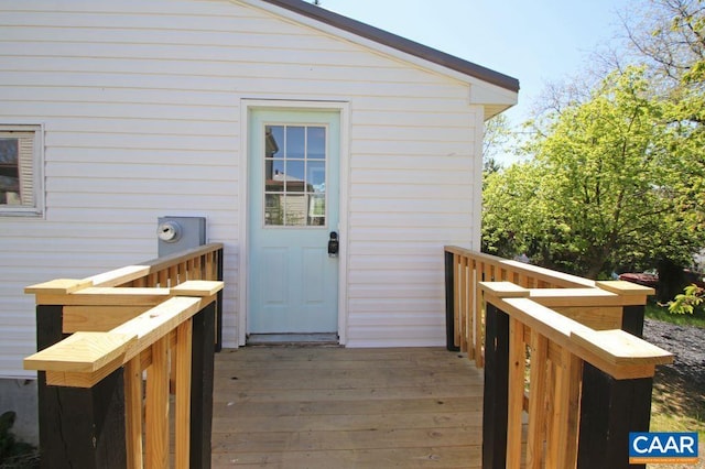 309 Port Republic Rd, Waynesboro, VA 22980 - view of wooden terrace
