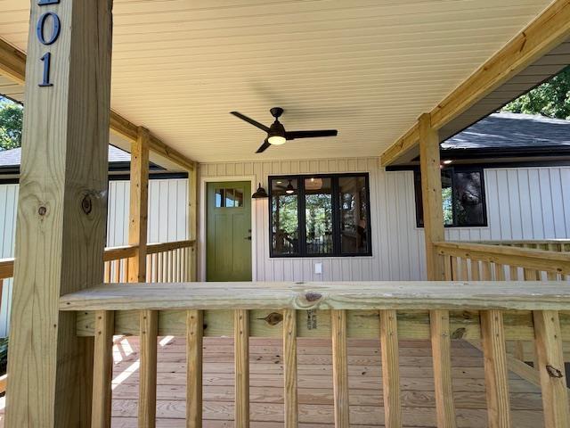 1201 Lakeshore Dr S, Louisa, VA 23093 - doorway to property with ceiling fan