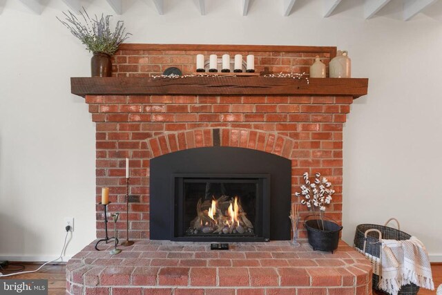 412 Nelmonte Ln, Arrington, VA 22922 - detailed view of a fireplace and baseboards
