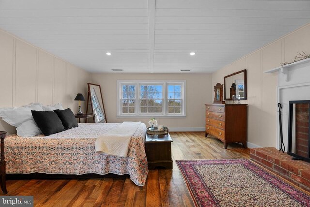 412 Nelmonte Ln, Arrington, VA 22922 - bedroom featuring wood finished floors and recessed lighting