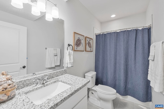 1802 Flora Ln, Charlottesville, VA 22911 - full bath featuring vanity, tile patterned floors, and a shower with shower curtain