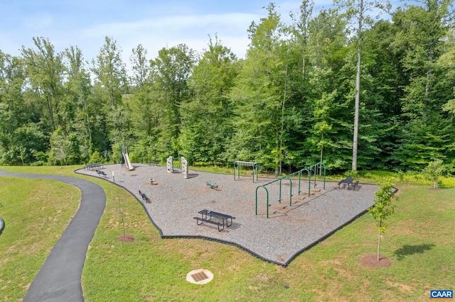 1802 Flora Ln, Charlottesville, VA 22911 - community jungle gym featuring a yard