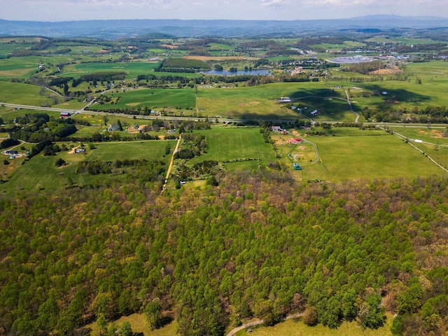 7598 Lee Hwy N, Raphine, VA 24472 - aerial view of property's location featuring rural landscape and a heavily wooded area