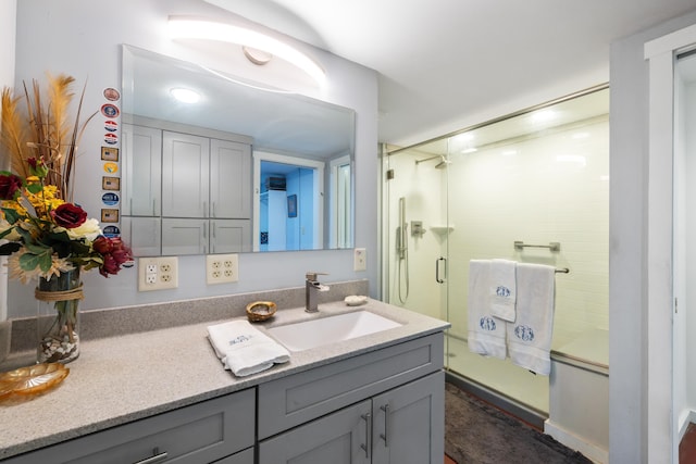 7598 Lee Hwy N, Raphine, VA 24472 - full bathroom with a shower stall and vanity
