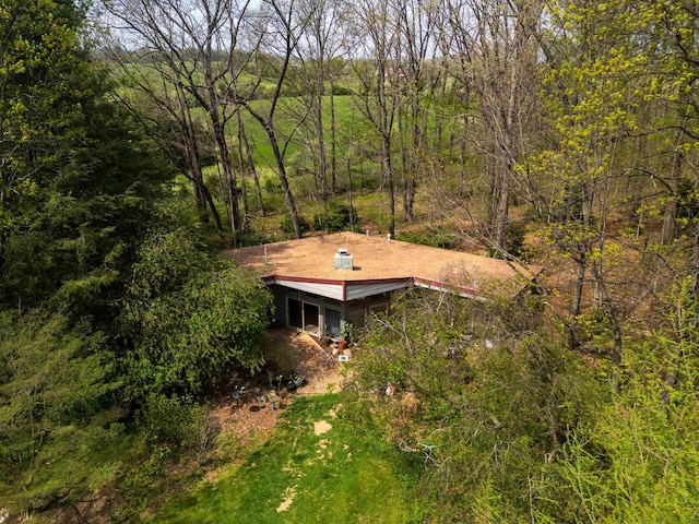 7598 Lee Hwy N, Raphine, VA 24472 - view of subject property with a heavily wooded area
