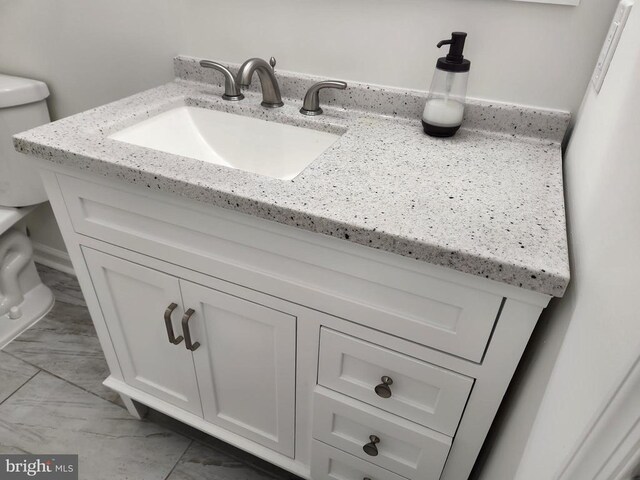10703 Redbird Ln, Spotsylvania, VA 22553 - bathroom view of toilet and vanity