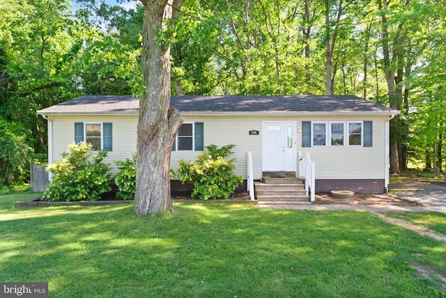 6314 Foster Rd, Spotsylvania, VA 22553 - view of front facade featuring a front yard