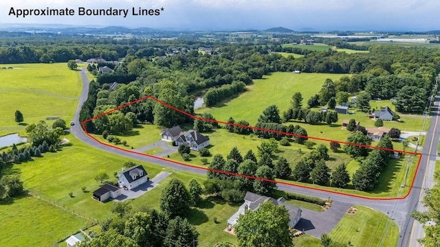 31 Hampton Dr, Stuarts Draft, VA 24477 - overview of rural landscape featuring property parcel outlined