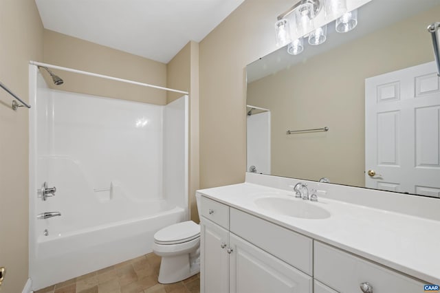 1460 Brentwood Way, Earlysville, VA 22936 - full bath featuring toilet, vanity, and bathtub / shower combination