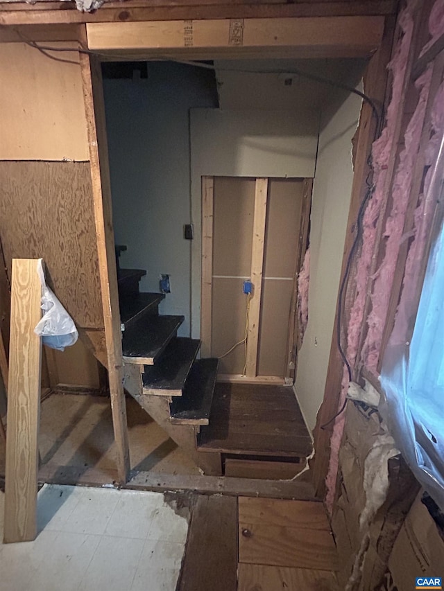 1863 River Rd, Faber, VA 22938 - staircase with tile patterned floors