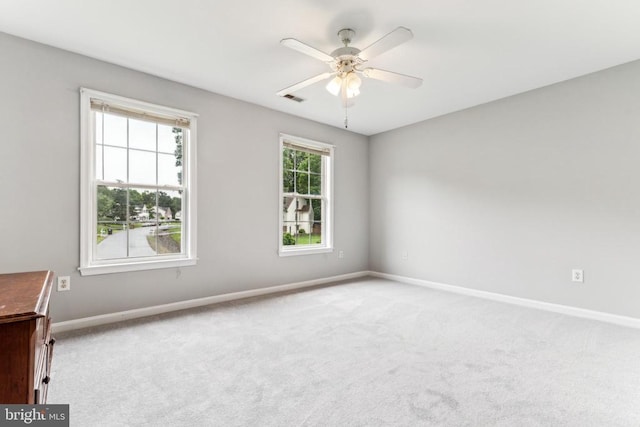 3803 Fallwood Ln, Fredericksburg, VA 22408 - empty room featuring baseboards, ceiling fan, and carpet