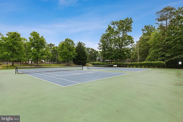 3803 Fallwood Ln, Fredericksburg, VA 22408 - view of tennis court with community basketball court