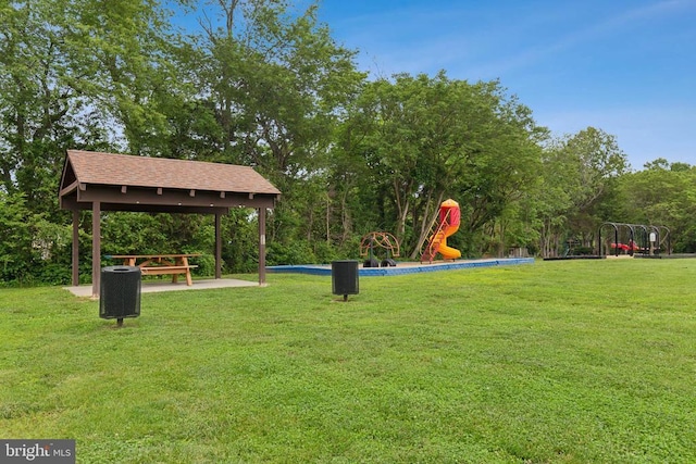 3803 Fallwood Ln, Fredericksburg, VA 22408 - view of community with a gazebo and a yard