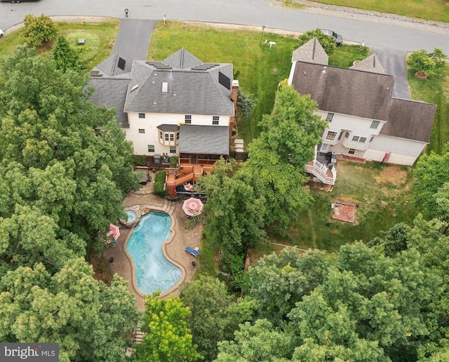 3803 Fallwood Ln, Fredericksburg, VA 22408 - bird's eye view of a pool