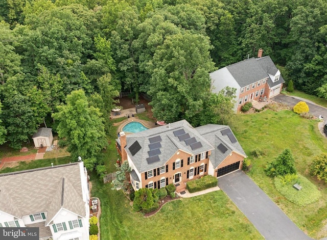 3803 Fallwood Ln, Fredericksburg, VA 22408 - aerial view of property and surrounding area with a forest