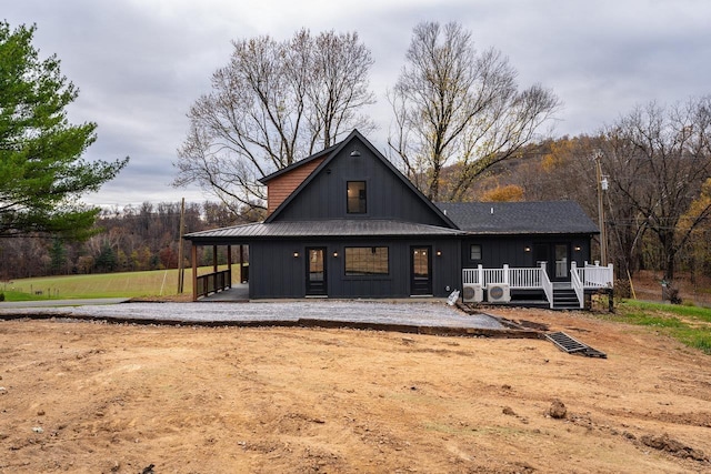 3332 Hill Gap Rd, Bridgewater, VA 22812 - rear view of property with board and batten siding