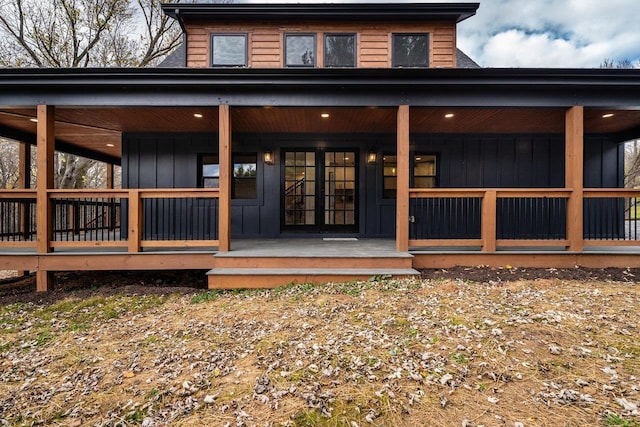 3332 Hill Gap Rd, Bridgewater, VA 22812 - rear view of property featuring covered porch