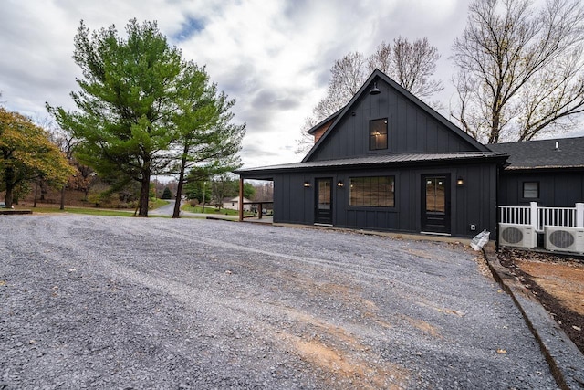 3332 Hill Gap Rd, Bridgewater, VA 22812 - view of front of house featuring ac unit and board and batten siding