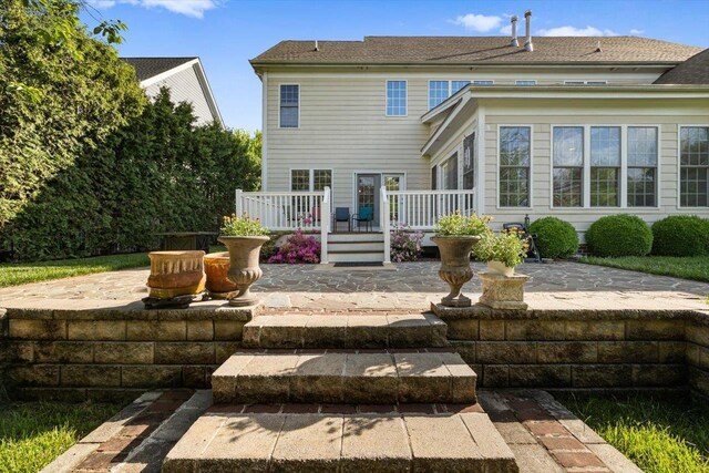 515 Legrande Ave, Waynesboro, VA 22980 - rear view of house featuring a patio area and a wooden deck