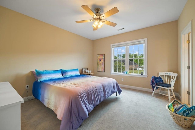 515 Legrande Ave, Waynesboro, VA 22980 - bedroom featuring carpet and a ceiling fan
