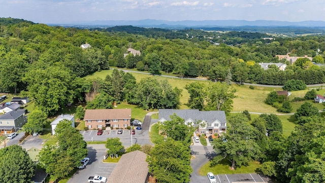 65 Woodlee Rd, Staunton, VA 24401 - aerial view of residential area with a heavily wooded area