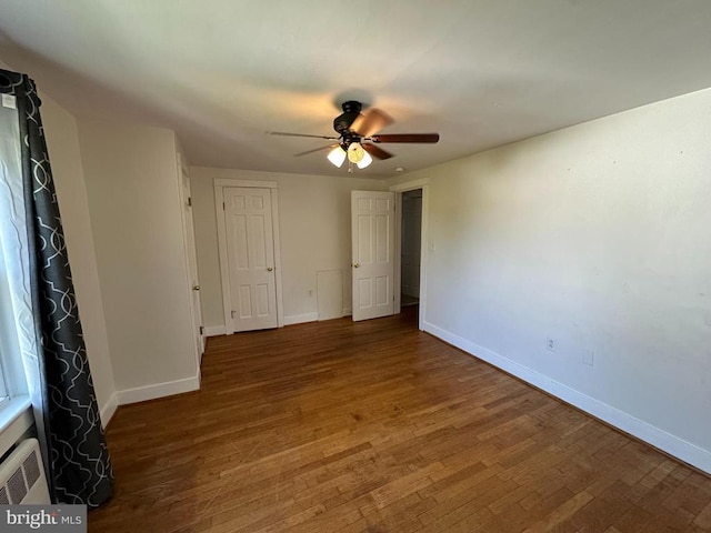 2 Terrace Ln, Luray, VA 22835 - unfurnished bedroom featuring wood finished floors and a ceiling fan