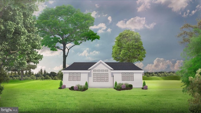  - view of front of home featuring a front yard