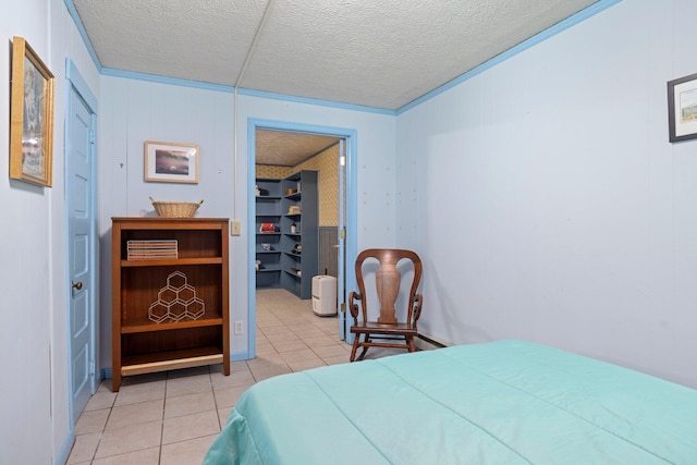 1233 Pinehurst Rd, Staunton, VA 24401 - bedroom with light tile patterned floors and a textured ceiling