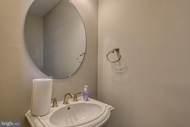 bathroom with a sink