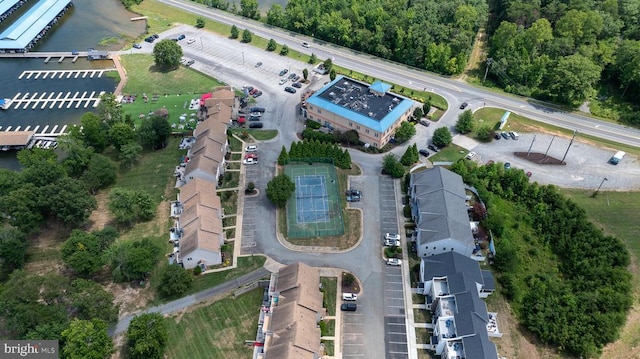 aerial view of property and surrounding area