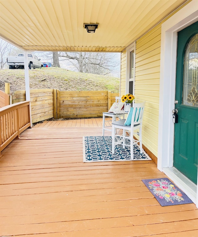 1204 3rd St, Waynesboro, VA 22980 - view of wooden deck