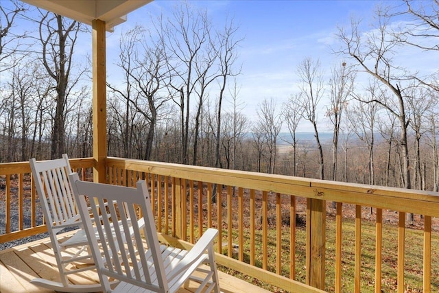 115 Mountain Top Ln, New Market, VA 22844 - view of wooden deck