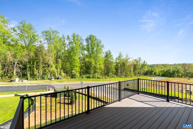 1234 Laconia Ln, Charlottesville, VA 22911 - wooden deck with a lawn