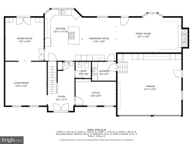  - view of floor plan / room layout