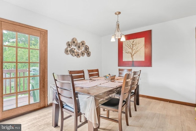 5129 Pecan Dr, Fredericksburg, VA 22407 - dining space featuring light wood-style floors and baseboards