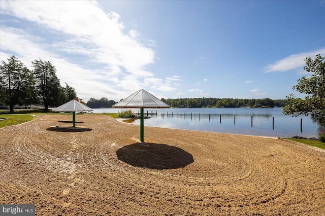 109 Poplar Dr, Louisa, VA 23093 - view of property's community featuring a gazebo and a water view